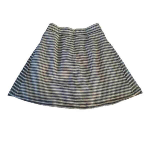 J. Crew Preppy Coaster Striped Gimlet Flared Skirt - Picture 6 of 8